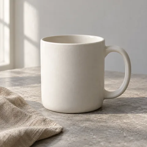 Ceramic cup still life